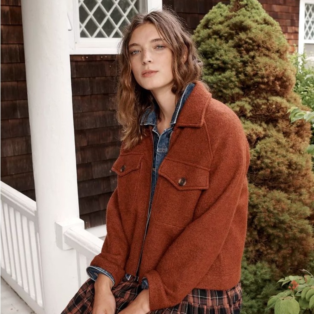 Madewell Johnsville Wool Sweater Jacket